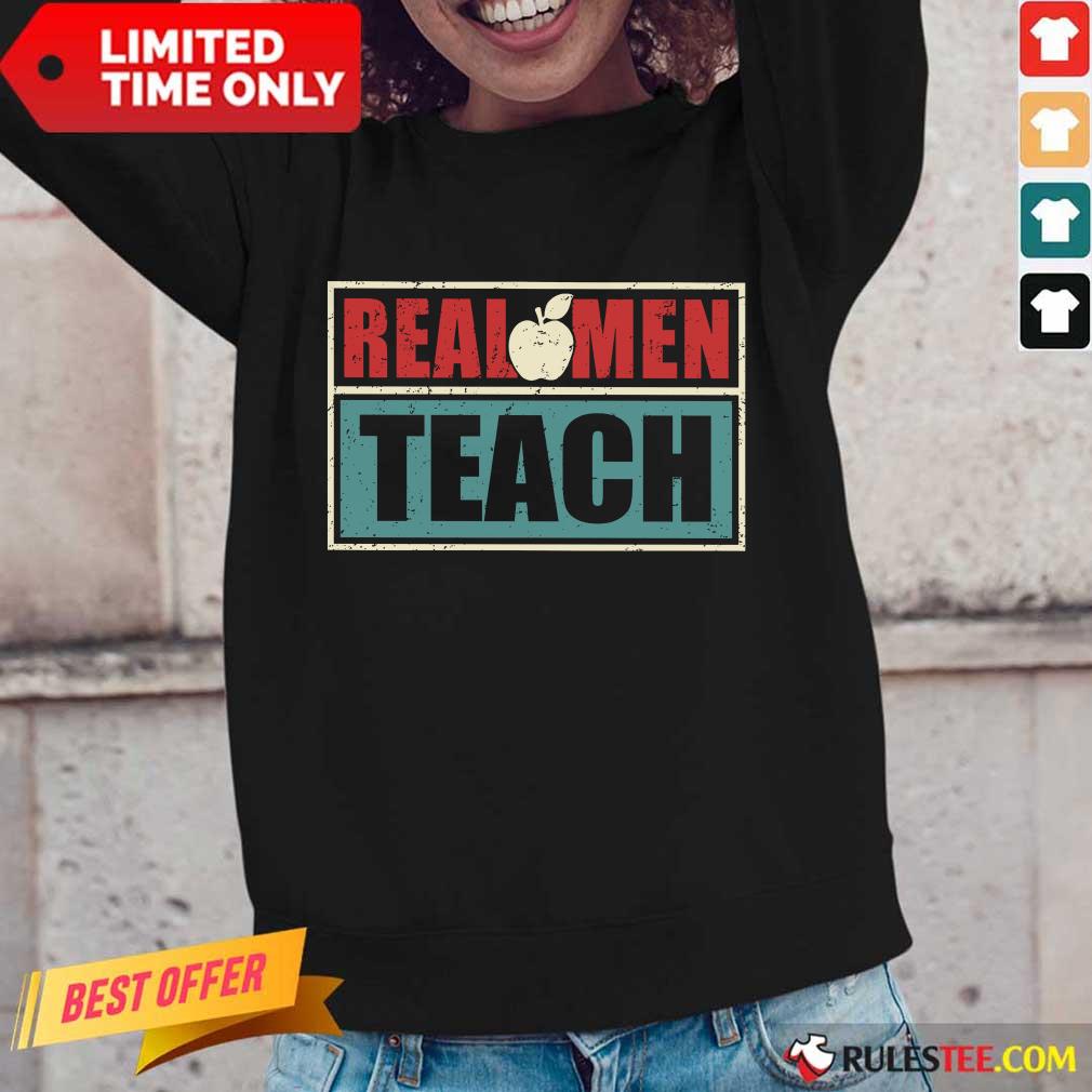 Happy Real Men Teach Apple Vintage Shirt