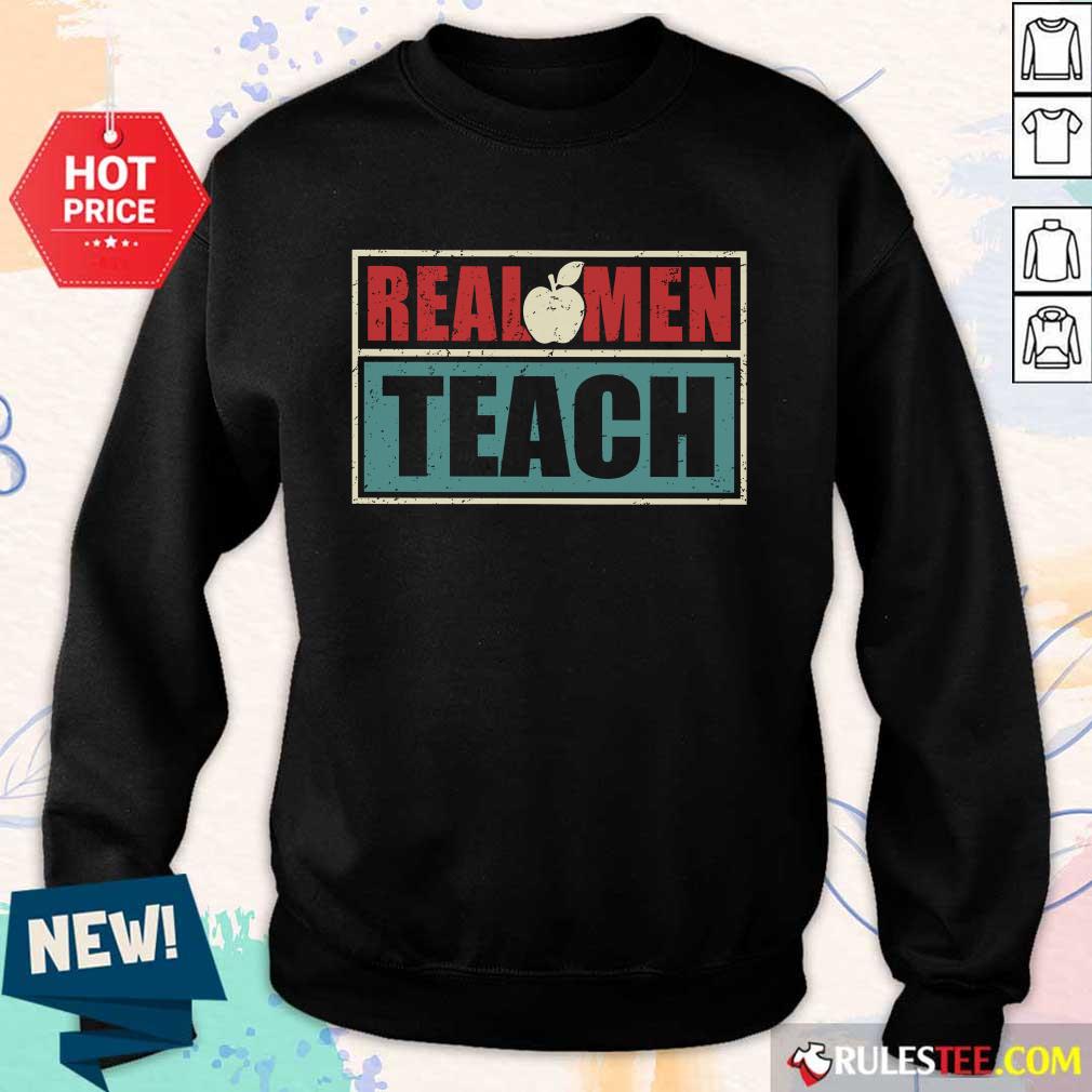Happy Real Men Teach Apple Vintage Shirt