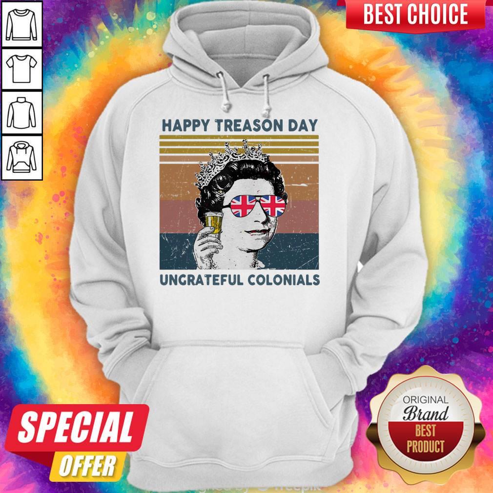 Happy Treason Day Ungrateful Colonials UK Flag Shirt