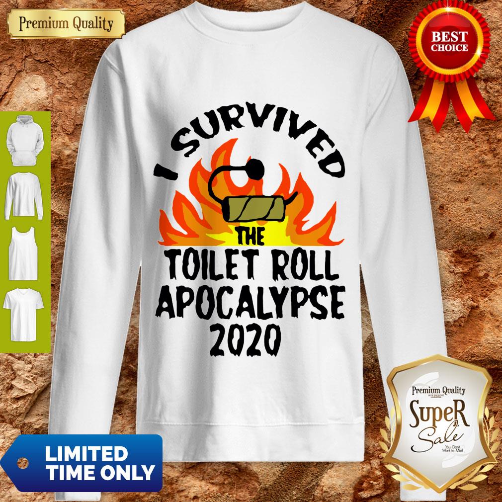 I Survived The Toilet Roll Apocalypse 2020 Toilet Paper Shirt