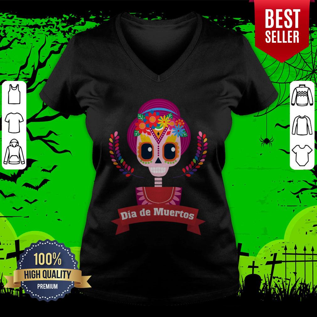 Sugar Skull Girl Dia De Muertos Day Dead Shirt