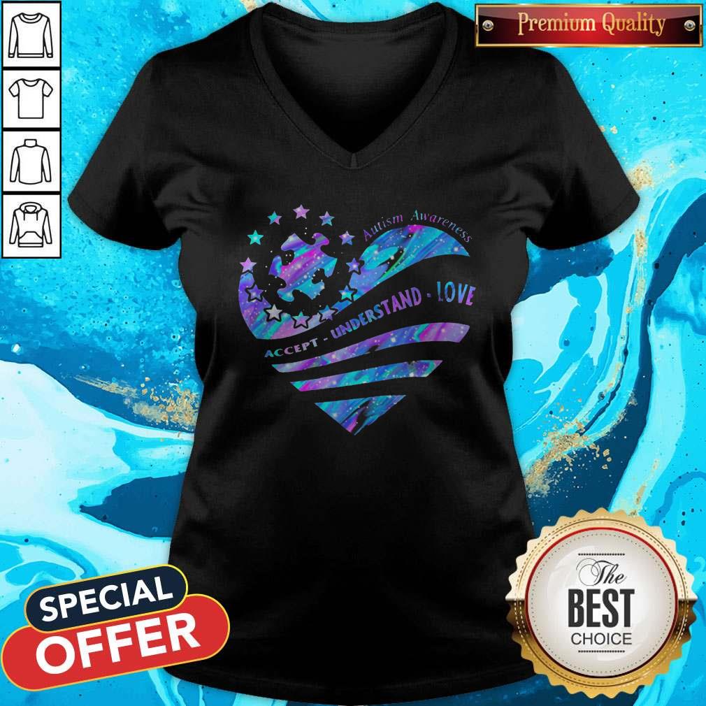 Heart Autism Awareness Accept Understand Love Shirt