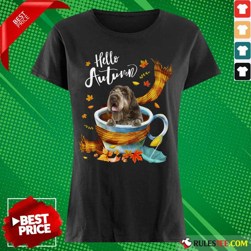 Hello Autumn Wirehaired Pointing Griffon Shirt