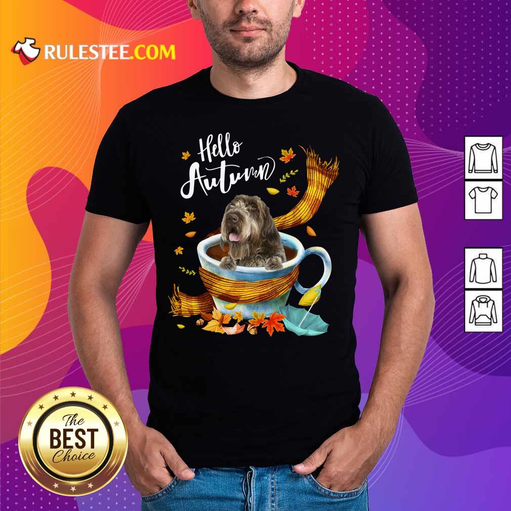 Hello Autumn Wirehaired Pointing Griffon Shirt