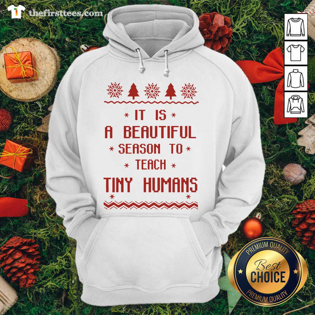 Cool It Is A Beautiful Season To Teach Tiny Humans Ugly Christmas Shirt