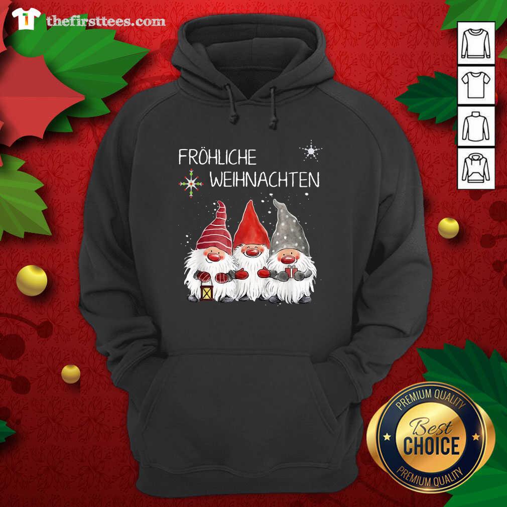 Lovely Gnomes Fröhliche Weihnachten Christmas Shirt