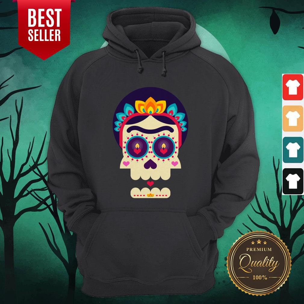 Sugar Skull Woman Day Of Dead Muertos Shirt