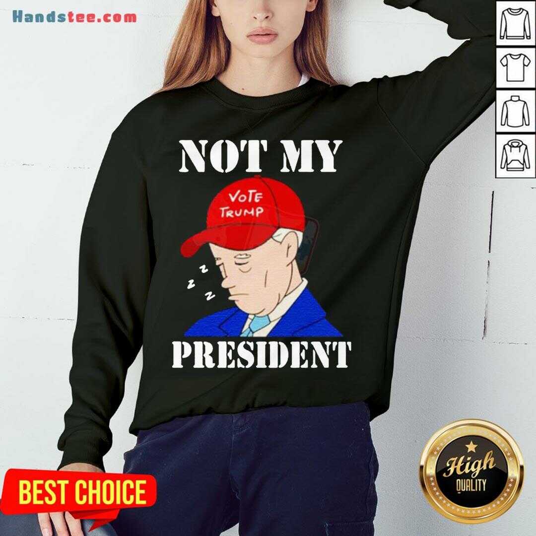 Hot Biden Sleepy Joe Not My President Anti Joe Biden Pro Trump Shirt