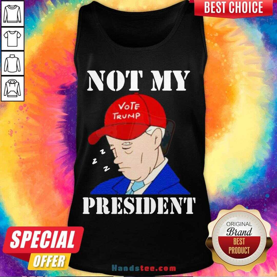 Hot Biden Sleepy Joe Not My President Anti Joe Biden Pro Trump Shirt