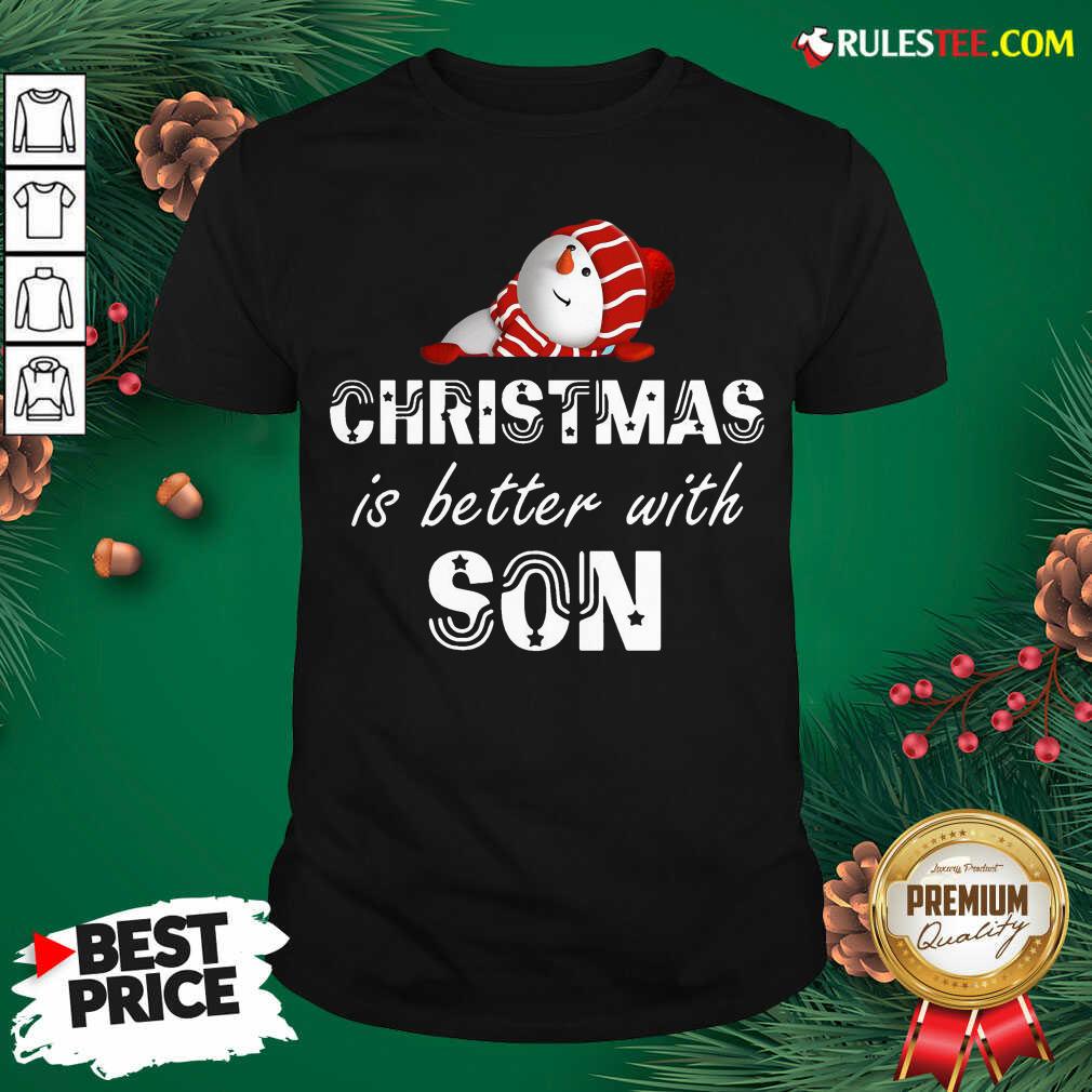Hot Christmas Is Better With Son Shirt