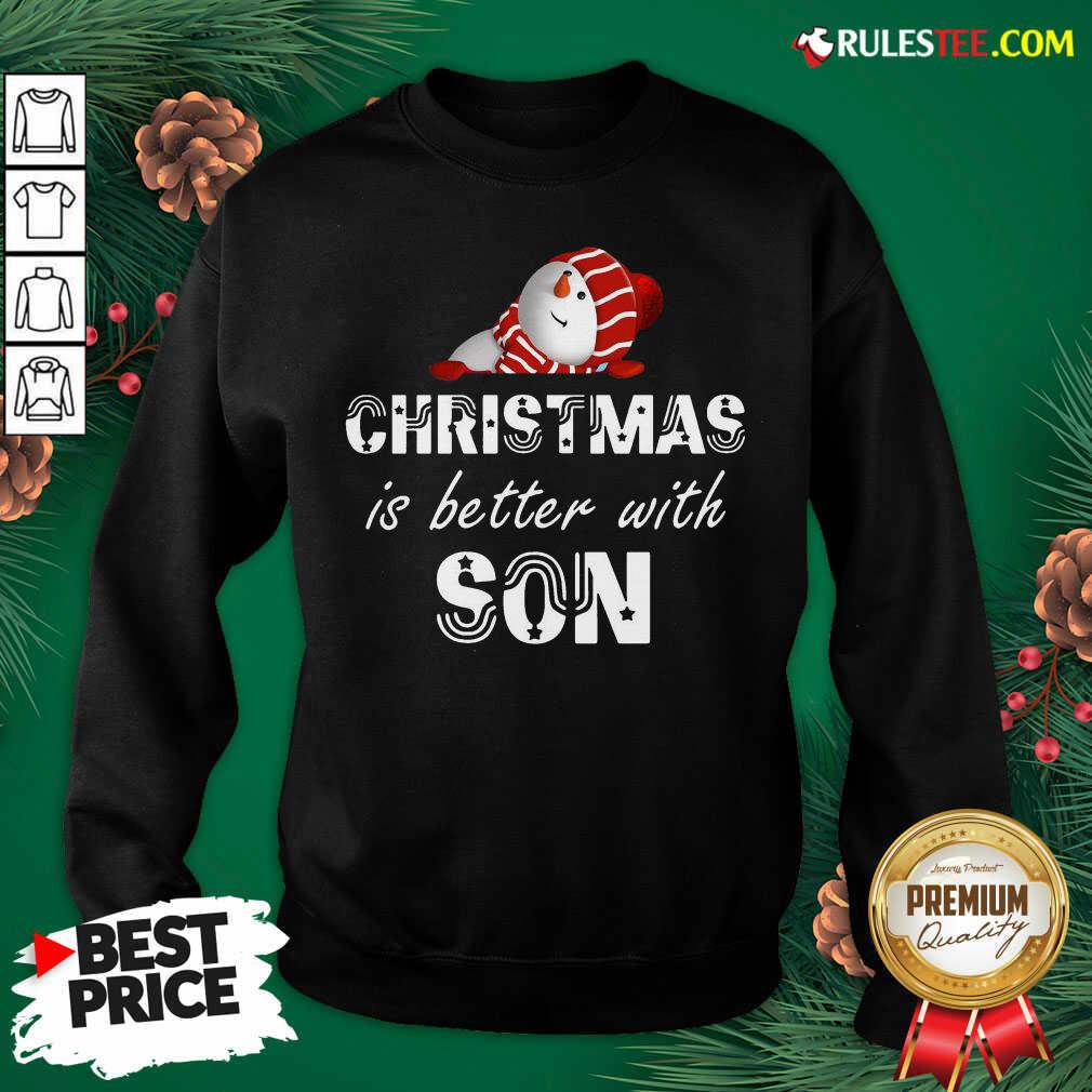 Hot Christmas Is Better With Son Shirt