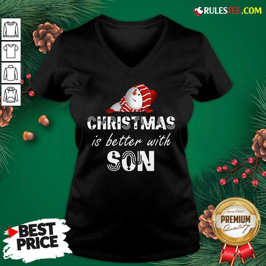 Hot Christmas Is Better With Son Shirt