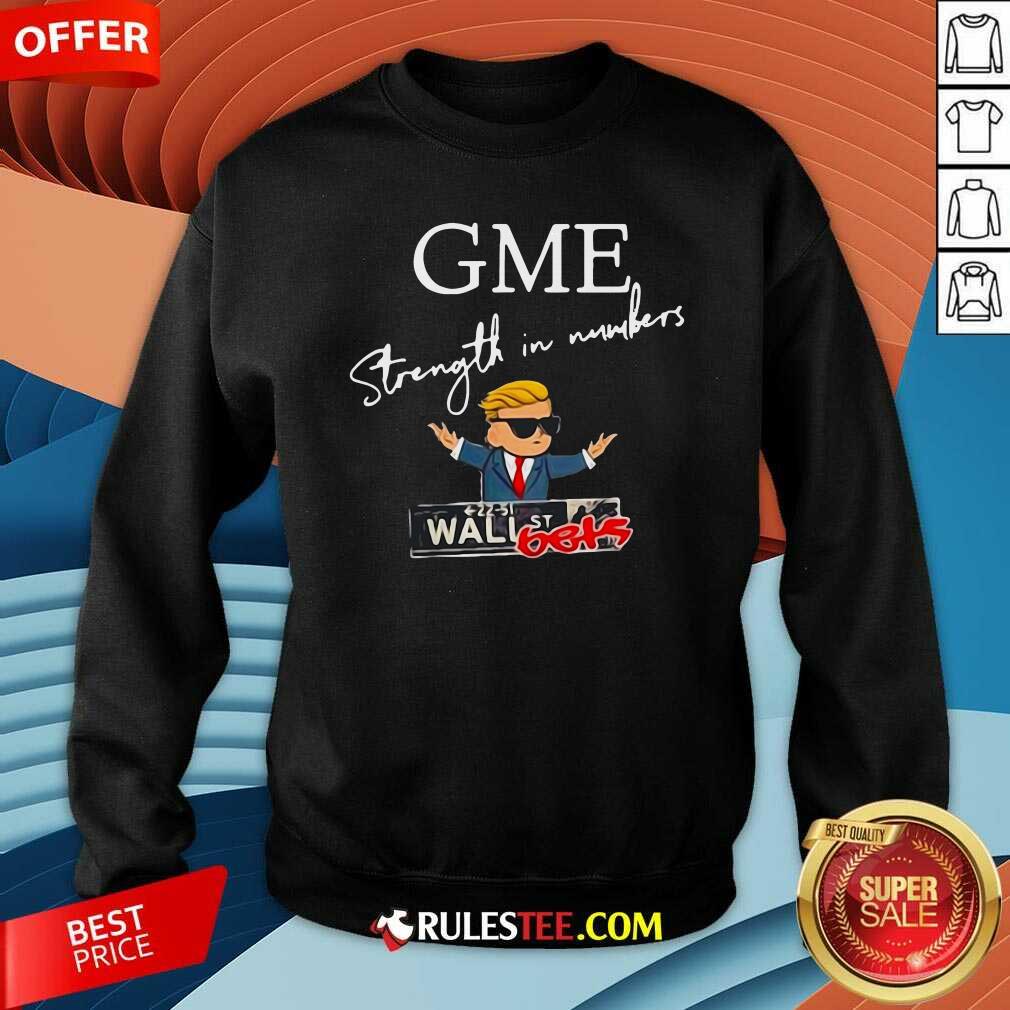Hot Donald Trump Gme Strength In Numbers Shirt