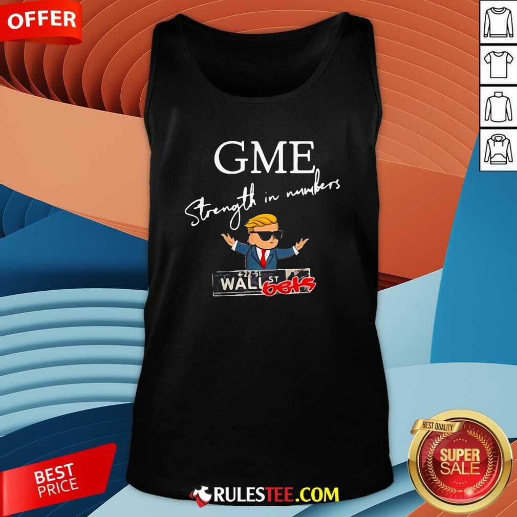 Hot Donald Trump Gme Strength In Numbers Shirt