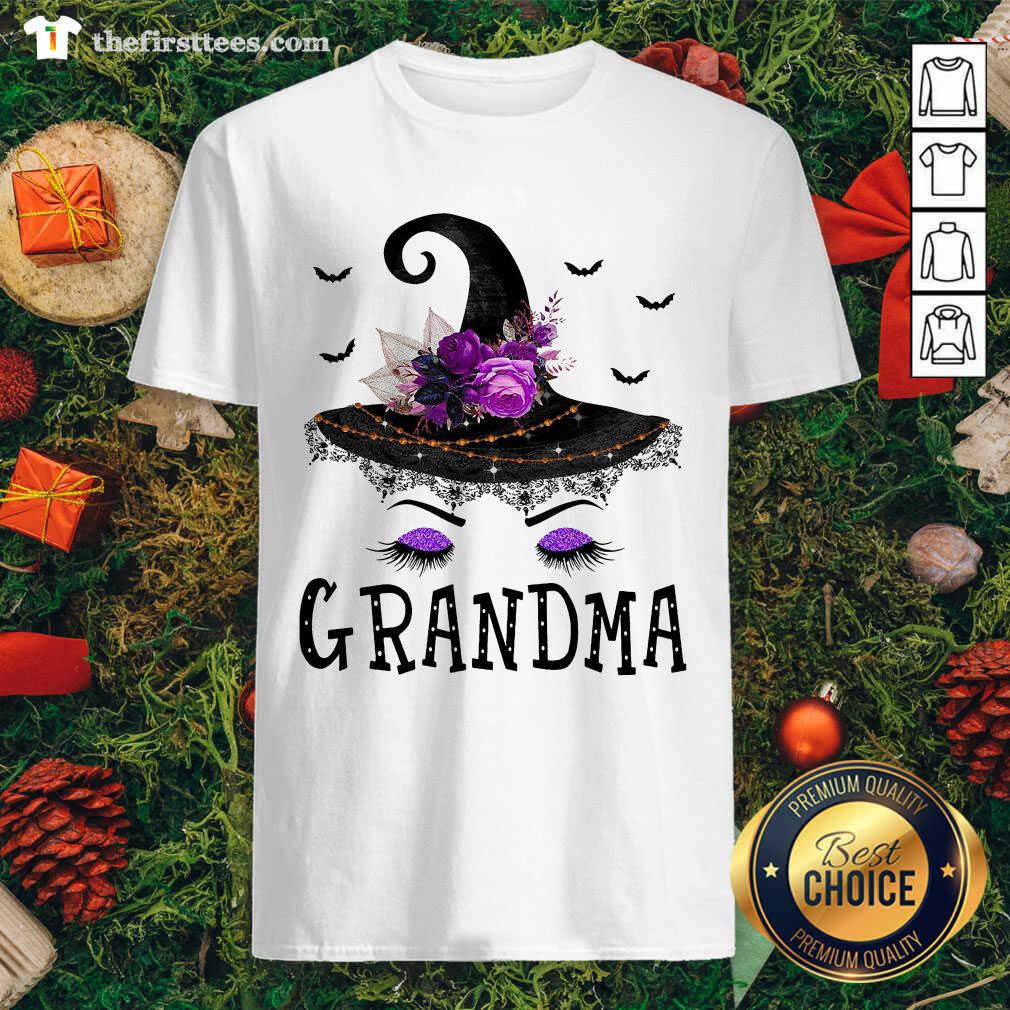 Hot Grandma Witch Hat Halloween Shirt