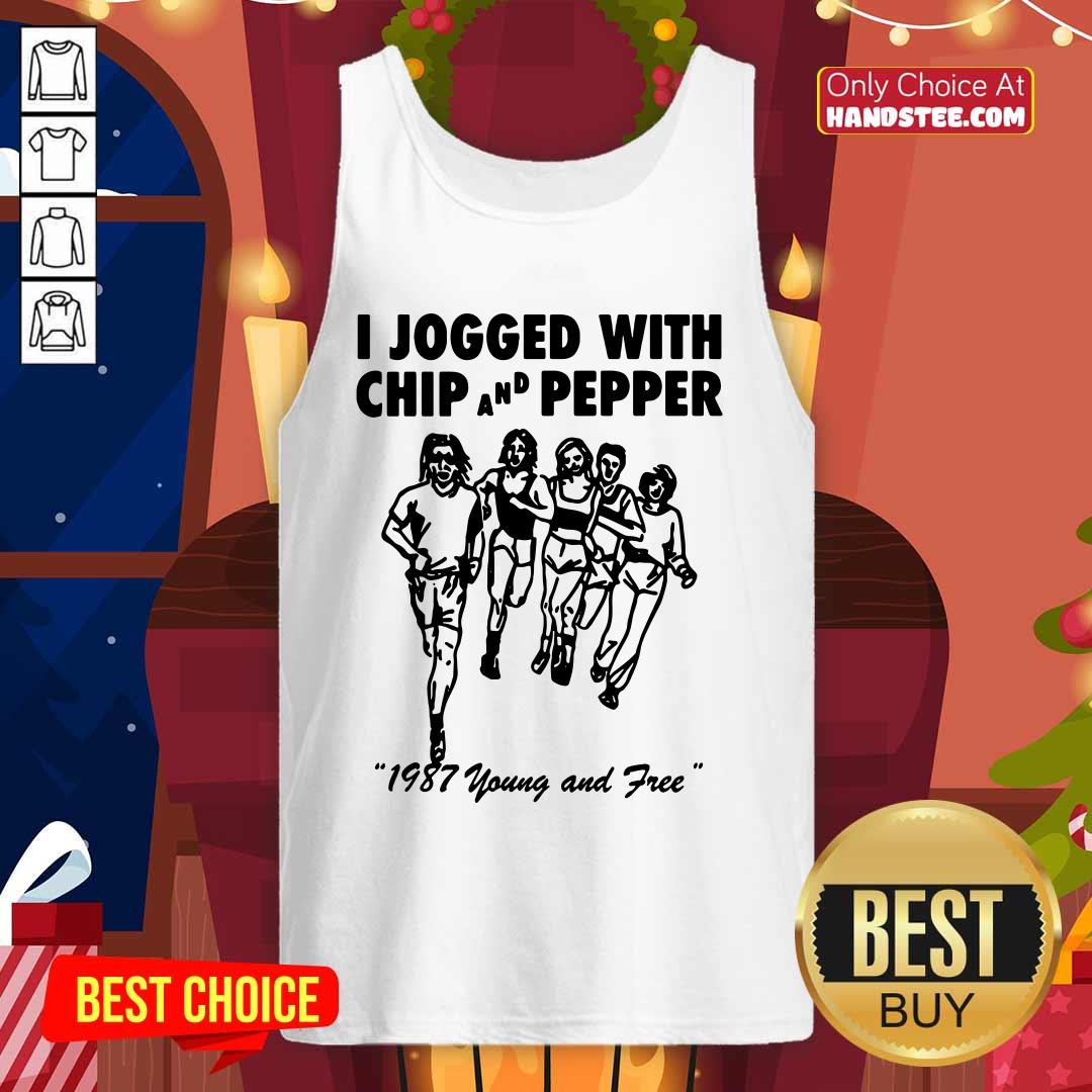Hot I Jogged With Chip Pepper 1987 Shirt