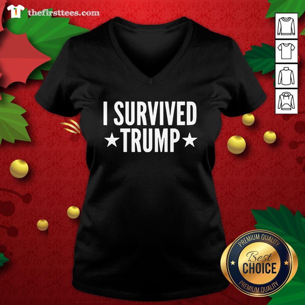 Hot I Survived Trump Funny Shirt
