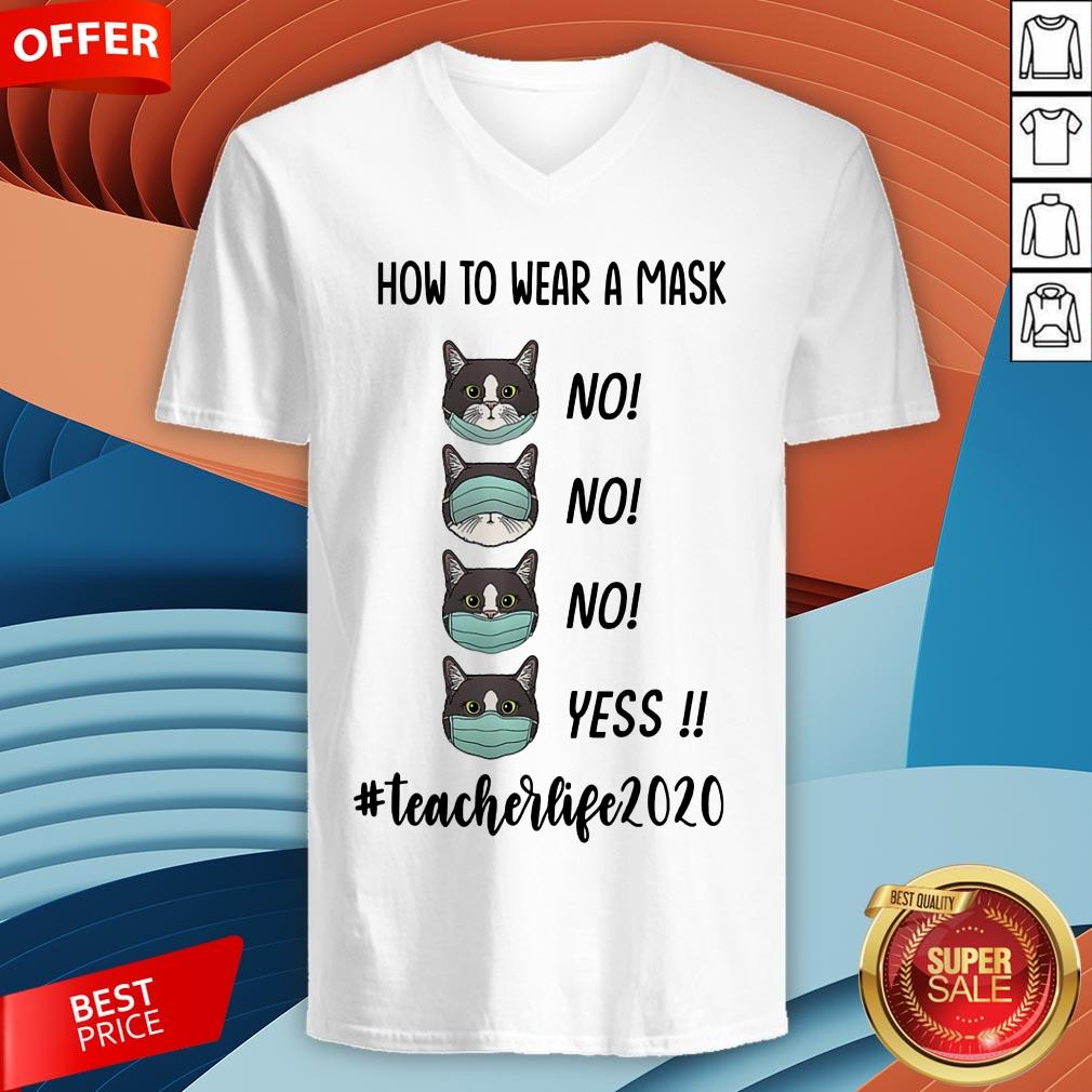 How To Wear A Mask #Teacherlife 2020 Shirt