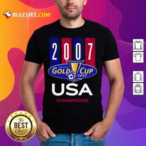 2007 Concacaf Gold Cup USA Champions Shirt