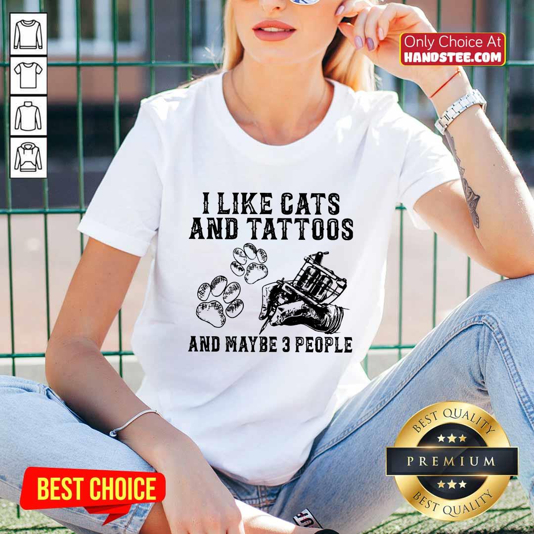 I Like Cats And Tattoos Shirt