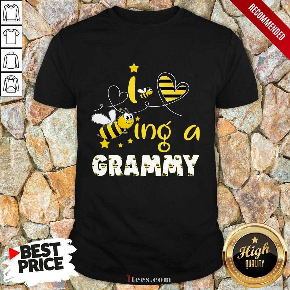 I Love Bee Ing A Grammy Bee Mothers Day Shirt