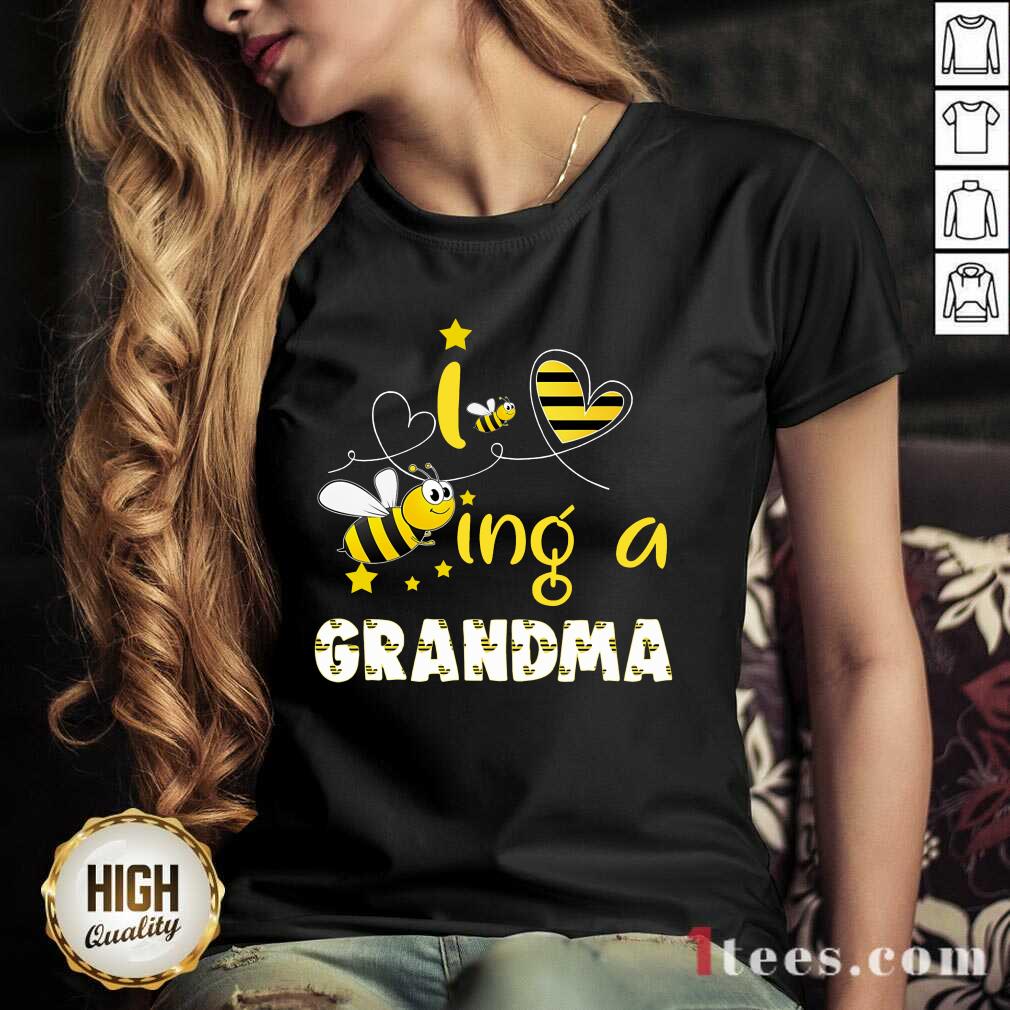 I Love Bee Ing A Grandma Bee Mothers Day Shirt