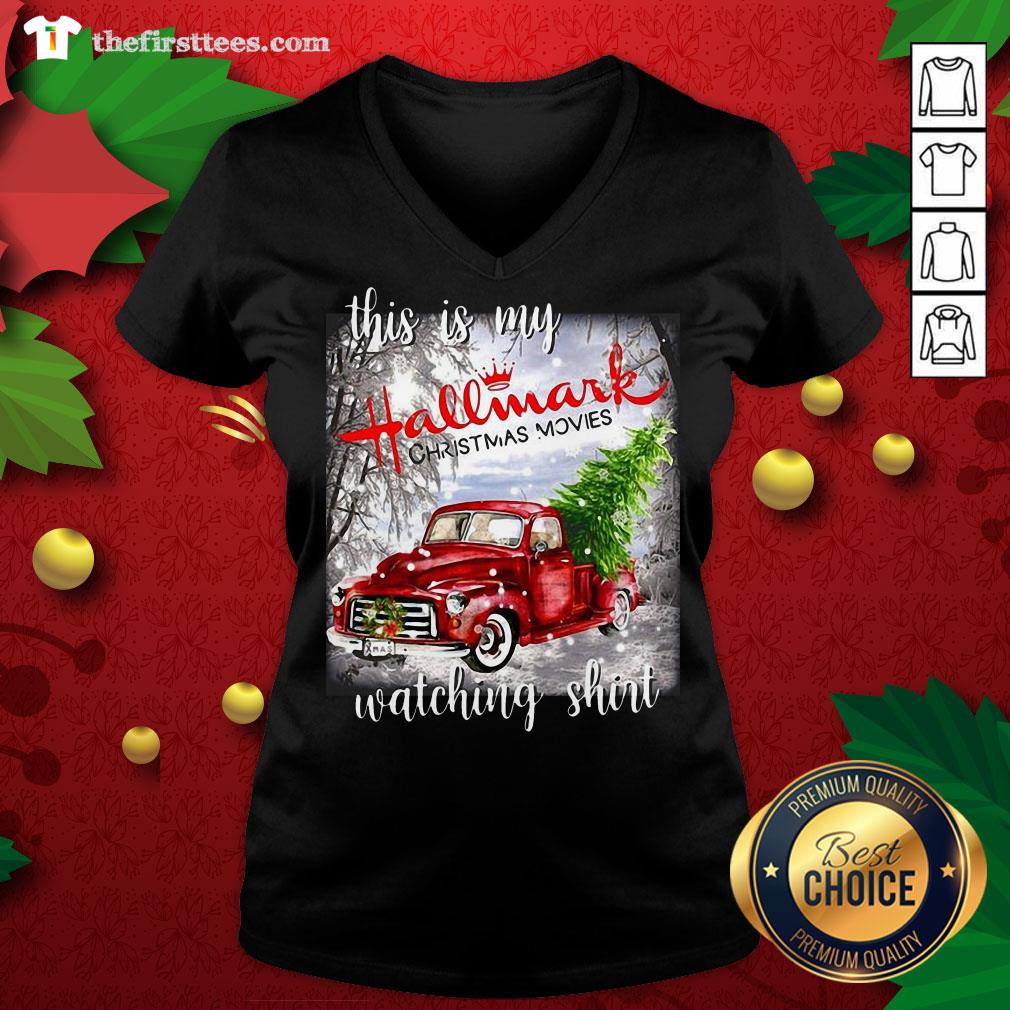 Pretty This Is My Hallmark Christmas Movies Watching Shirt