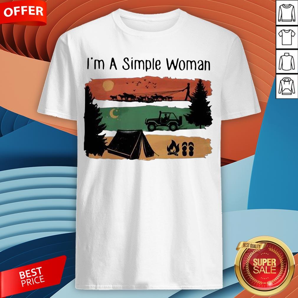 I’m A Simple Woman Love Camping Vintage Shirt