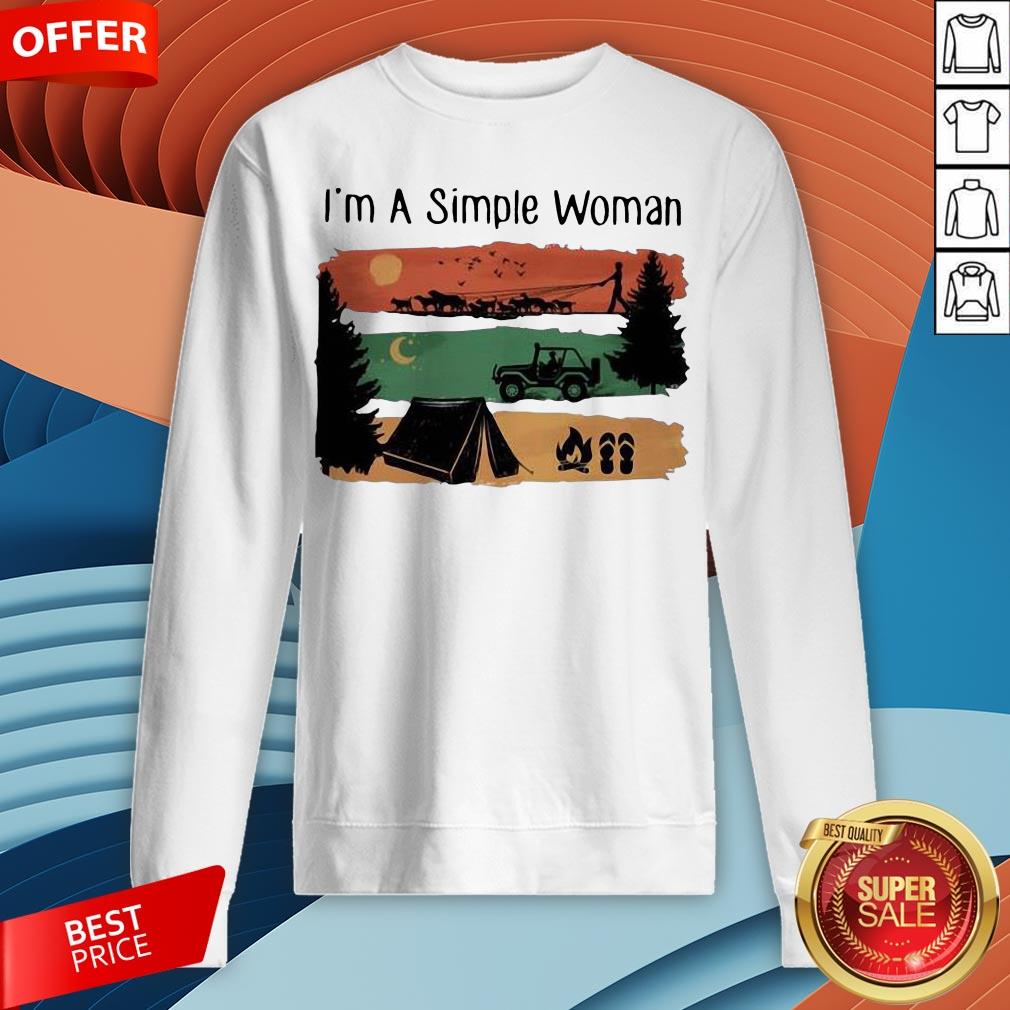 I’m A Simple Woman Love Camping Vintage Shirt