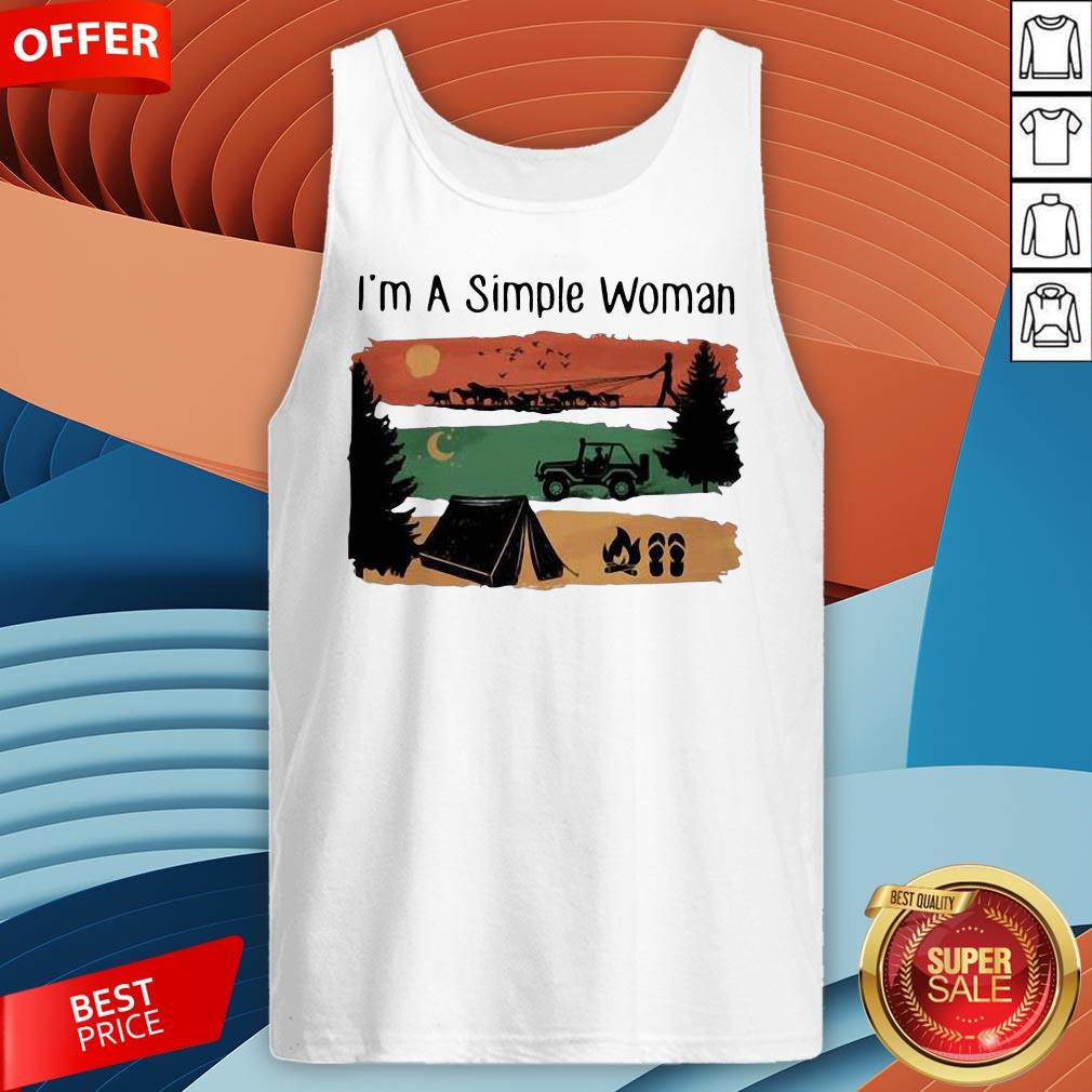 I’m A Simple Woman Love Camping Vintage Shirt