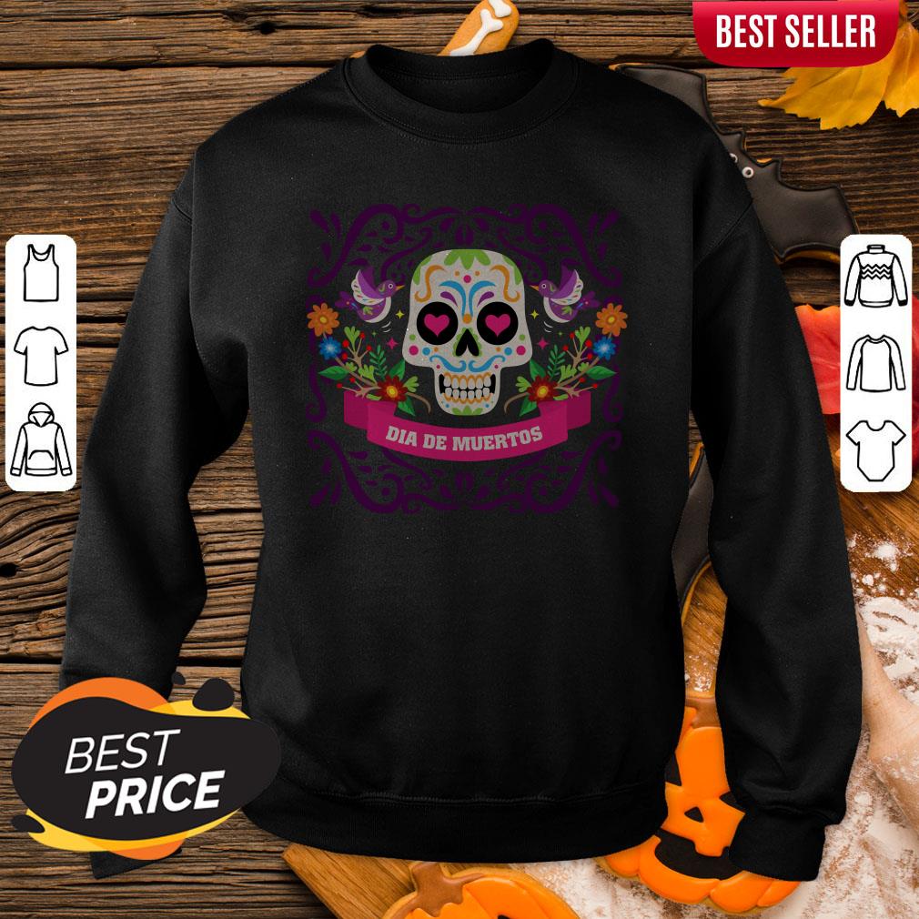 Sugar Skull Dia De Muertos Day Of Dead Vintage Shirt