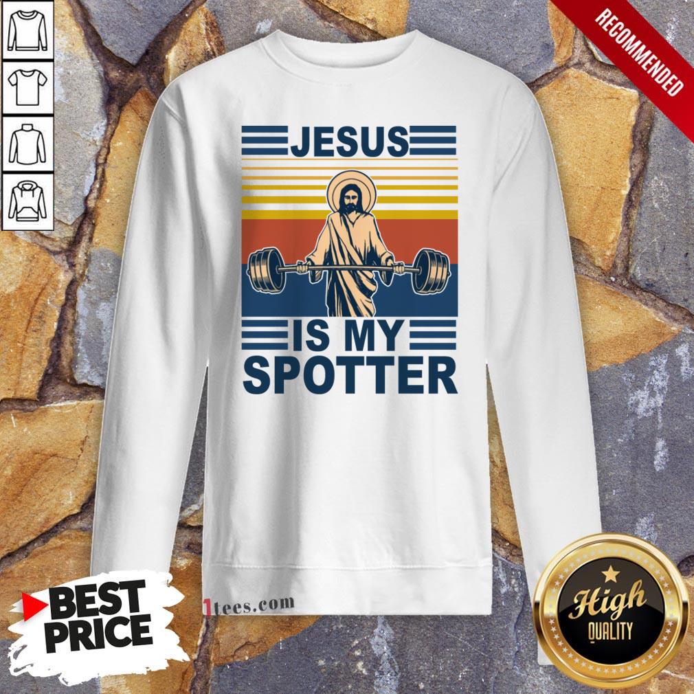 Jesus Is My Spotter Vintage Shirt