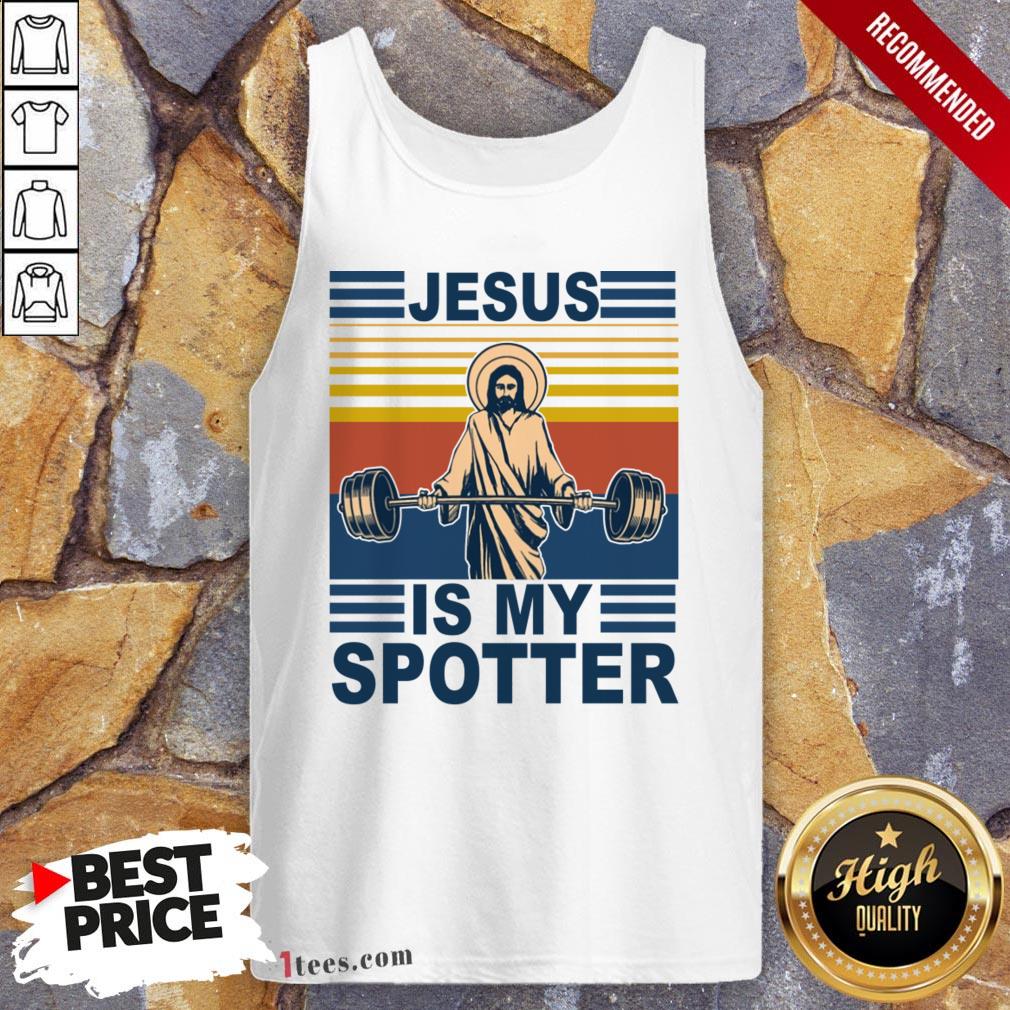 Jesus Is My Spotter Vintage Shirt