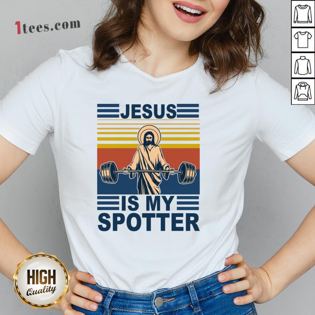 Jesus Is My Spotter Vintage Shirt