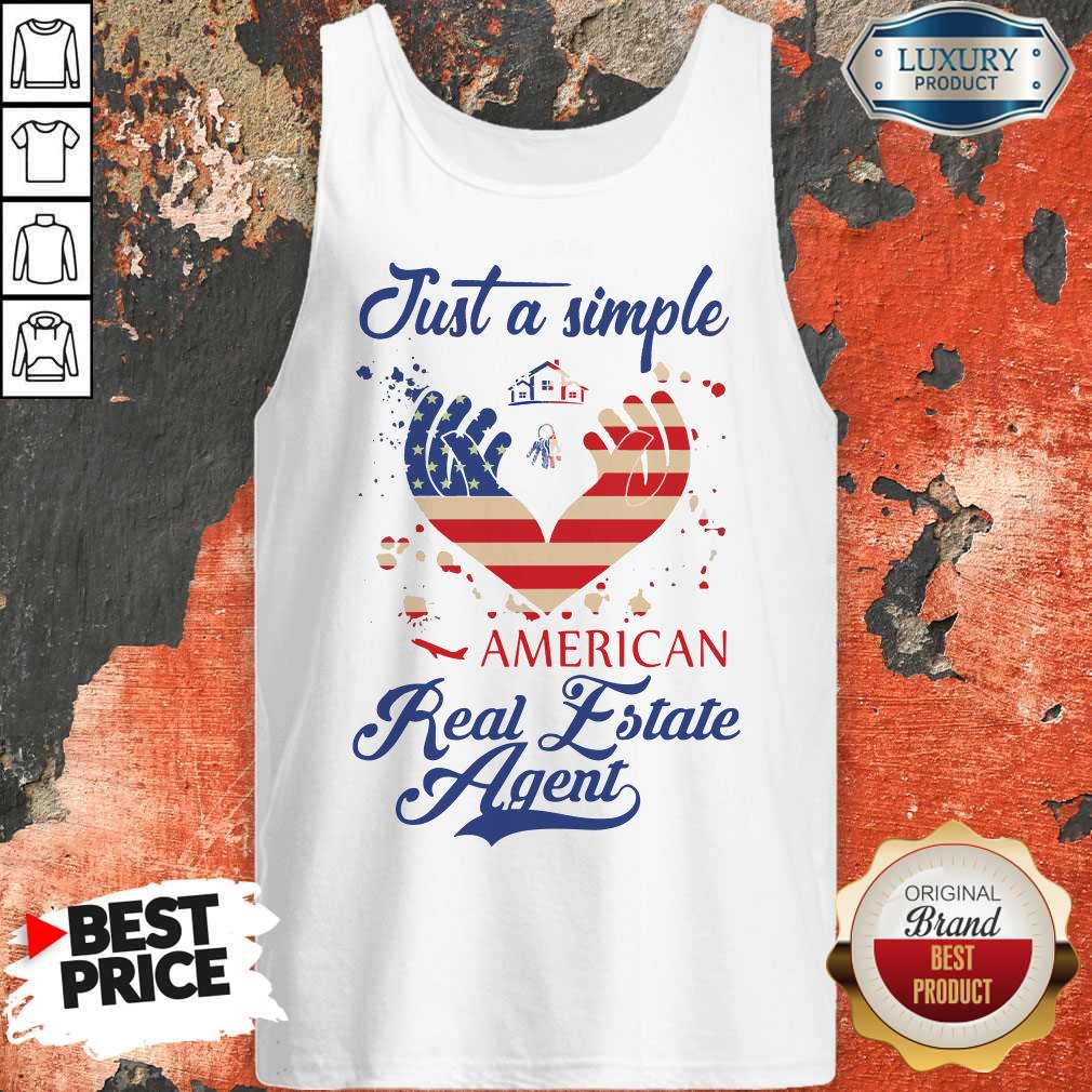 Just A Simple American Real Estate Agent Shirt