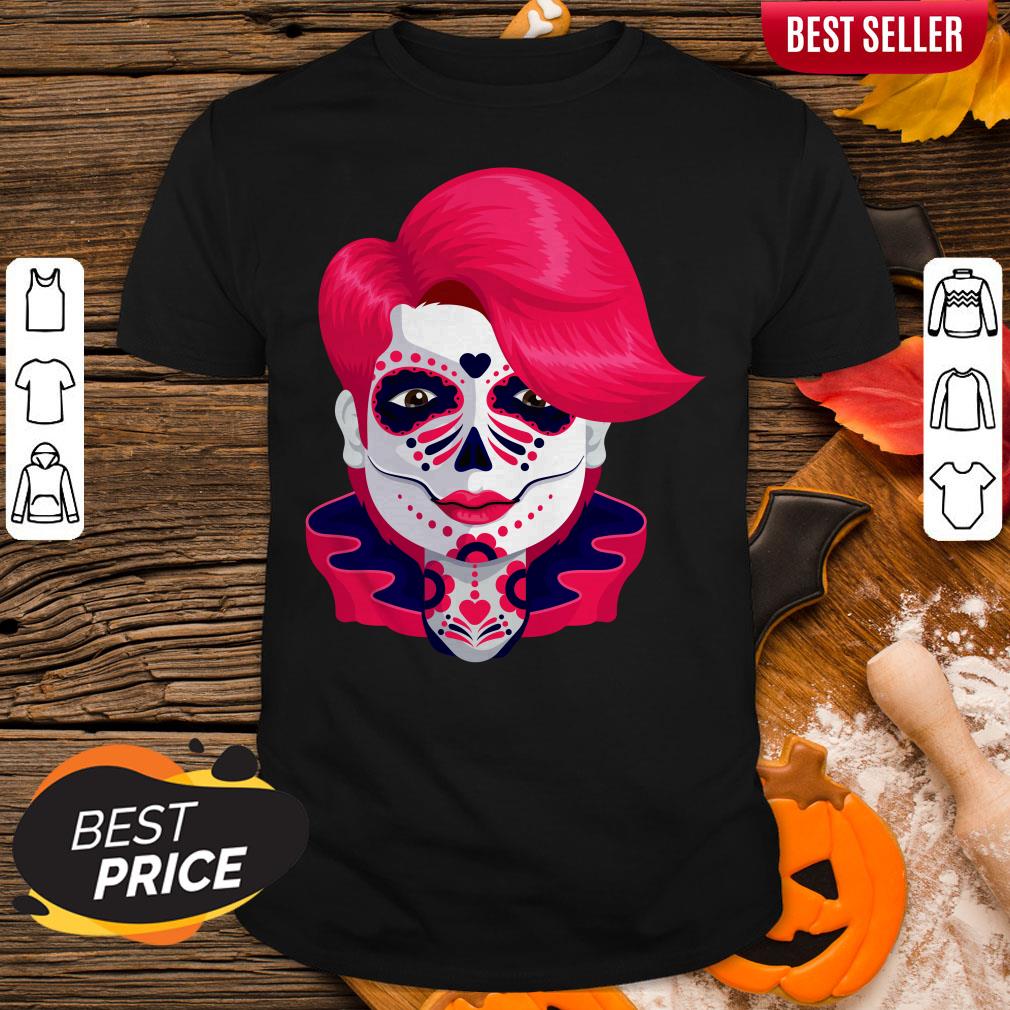 Sugar Skull Boy Dia De Muertos Day Of Dead Shirt