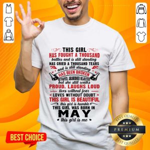 This Girl Is Beautiful May Girl Shirt