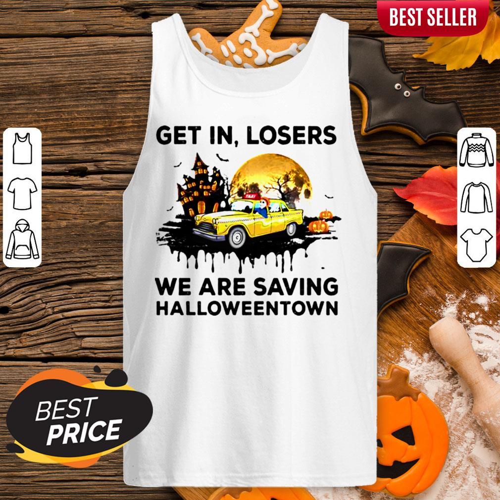 Skeleton Get In Loser We Are Saving Halloweentown Moon Halloween Shirt