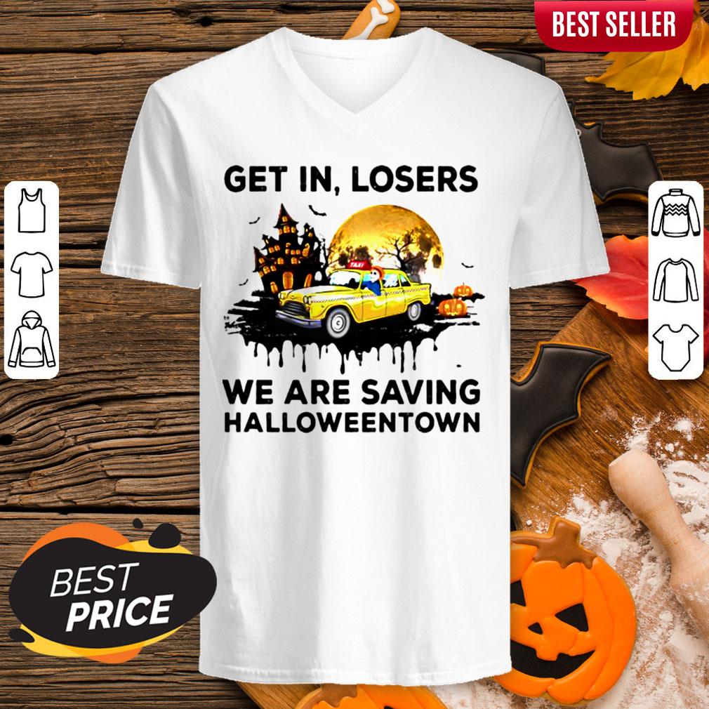 Skeleton Get In Loser We Are Saving Halloweentown Moon Halloween Shirt