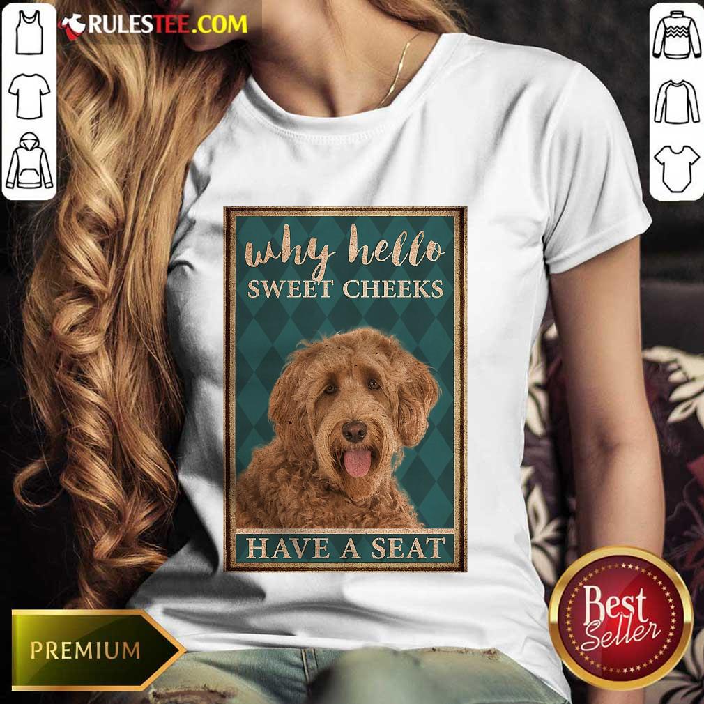 Labradoodle Why Hello Poster Shirt