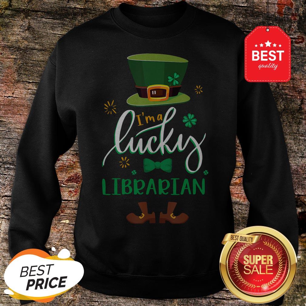 Leprechaun I’m A Lucky Librarian St Patrick’s Day Gifts T-Shirt