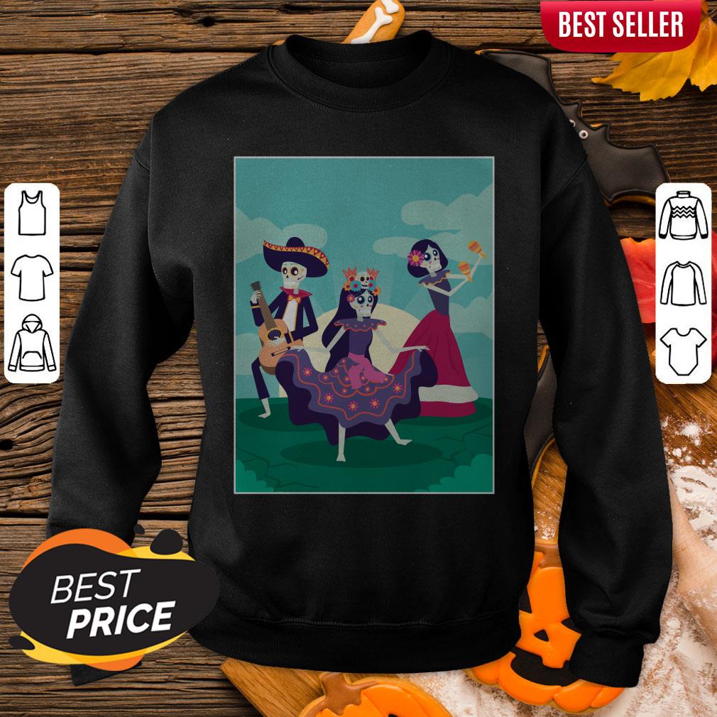 Skeletons Party Dia De Muertos Mexican Holiday Shirt