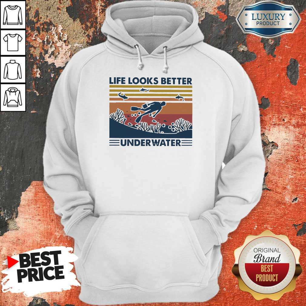 Life Looks Better Underwater Vintage Shirt