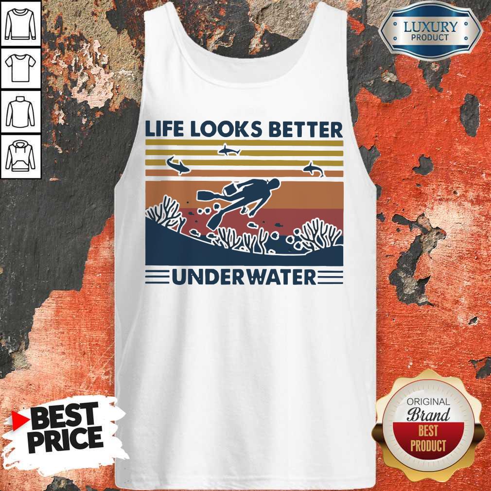Life Looks Better Underwater Vintage Shirt