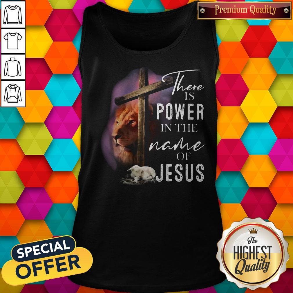 Lion And Goat There Is Power In The Name Of Jesus Shirt
