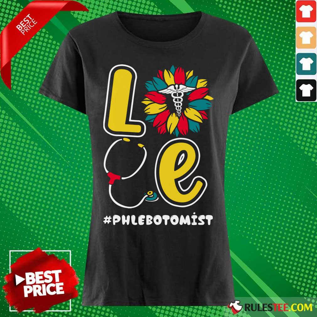 Love Nurse Medical Stethoscope Phlebotomist Shirt
