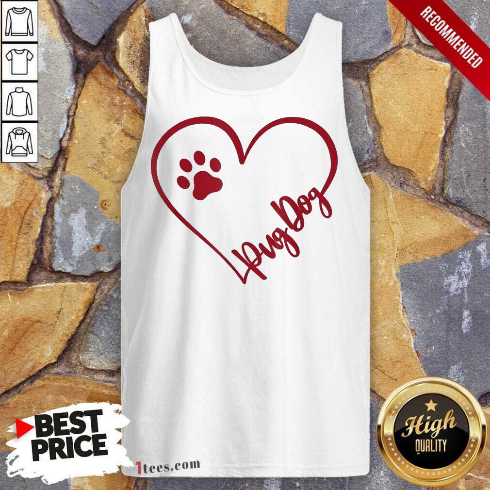 Lovely Cute Pug Dog Valentinsgift Valentines Day Mom Shirt