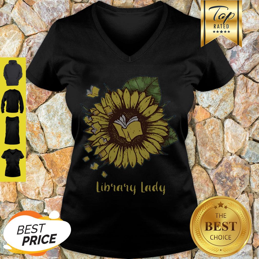 Official Sunflower Book Library Lady Shirt