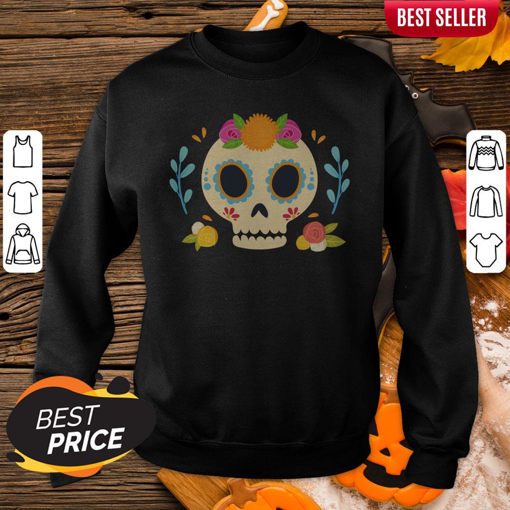 Sugar Skull Dia De Los Muertos Day Dead In Mexican Shirt