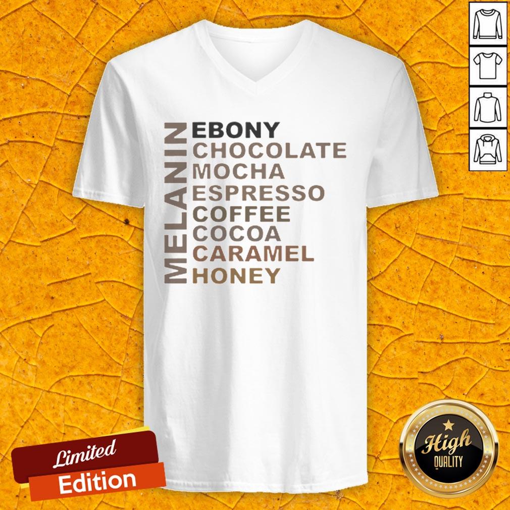 Melanin Ebony Chocolate Mocha Espresso Coffee Cocoa Caramel Honey Shirt